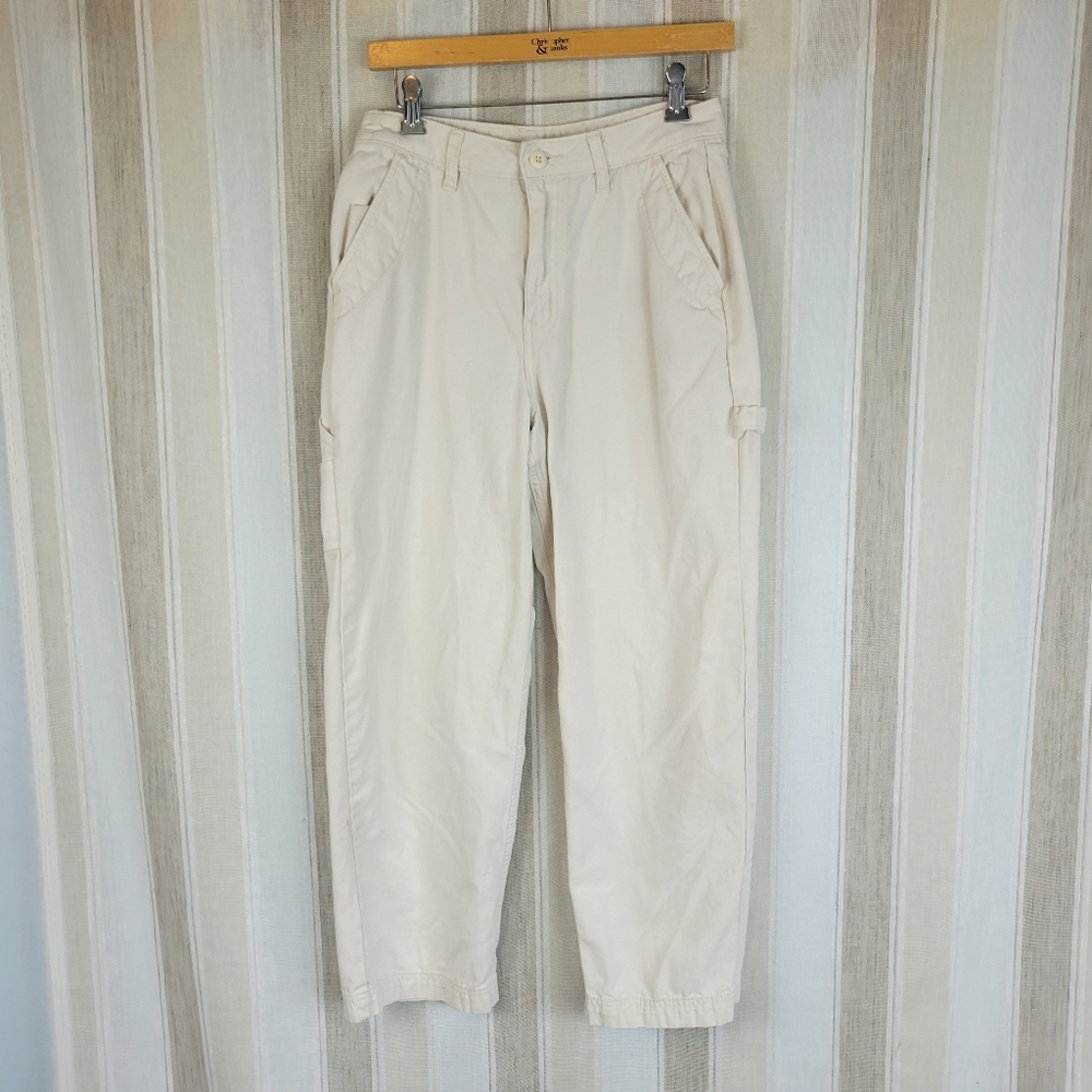 Vans Cargo Pants Cream White Size‎ 27